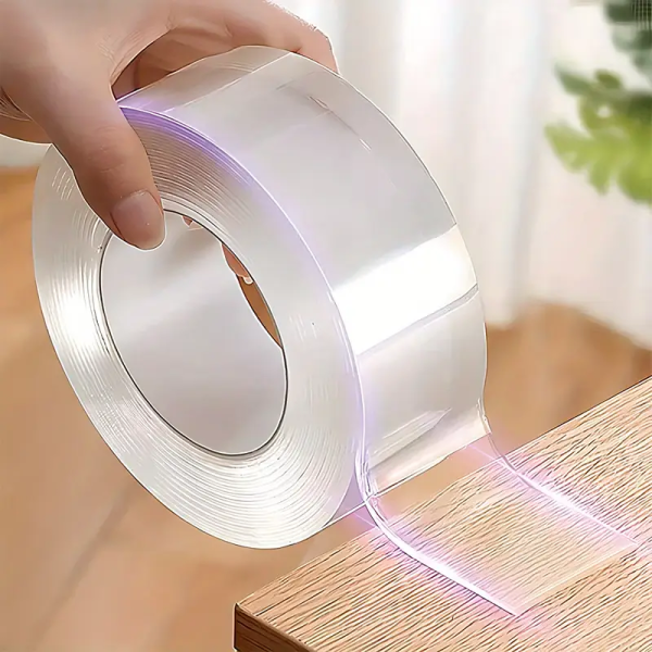10m Heavy Duty Double-Sided Acrylic Adhesive Tape, Waterproof & No Residue Multi-Surface Mounting for Home Decor, Office Fixtures & Appliances - Anti-Slip Permanent Bonding Solution
